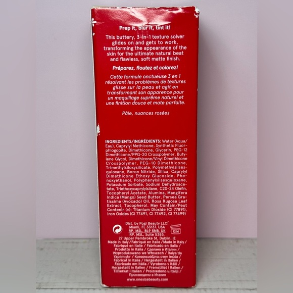 O/S One Size Turn Up The Base BBB Creme (Fair 2-Rosy Undertones) NIB - Picture 3 of 5